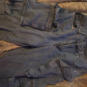 Men's Blue Cargo Jeans